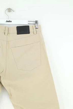 Jean droit Hugo Boss Beige en Coton