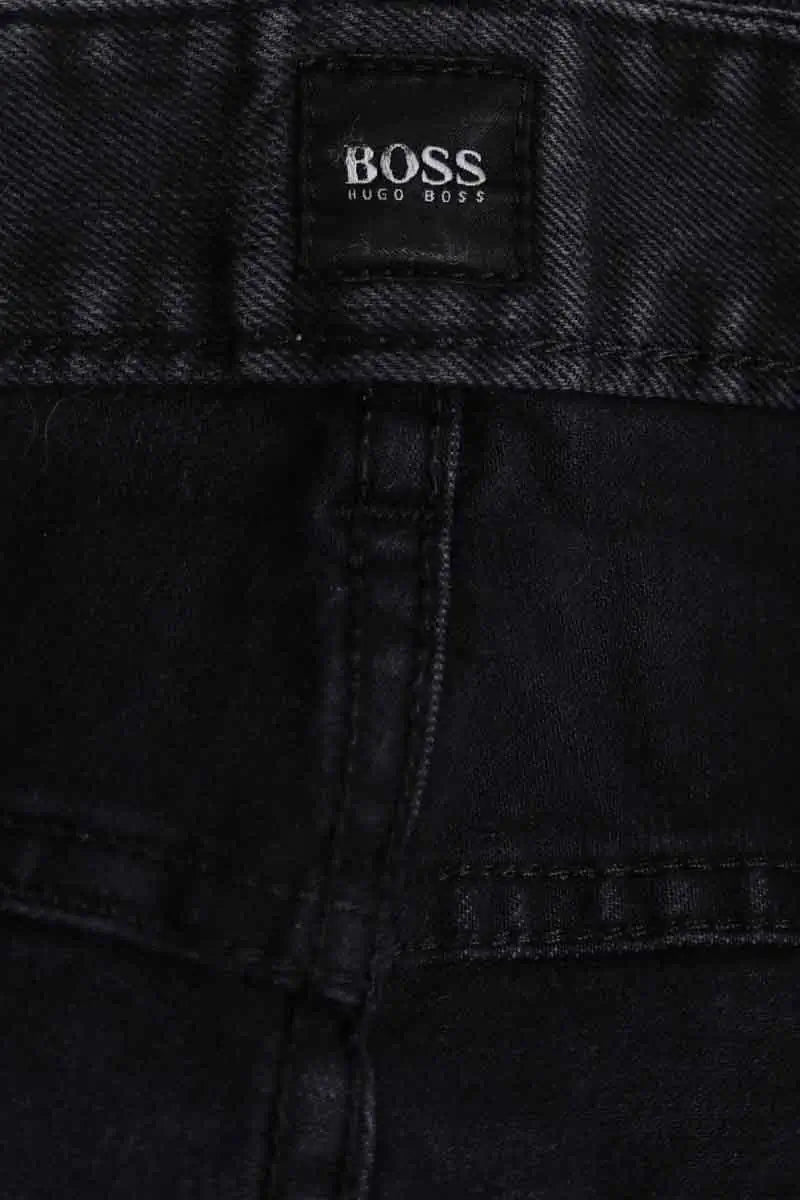 Jean droit Hugo Boss Noir en Coton
