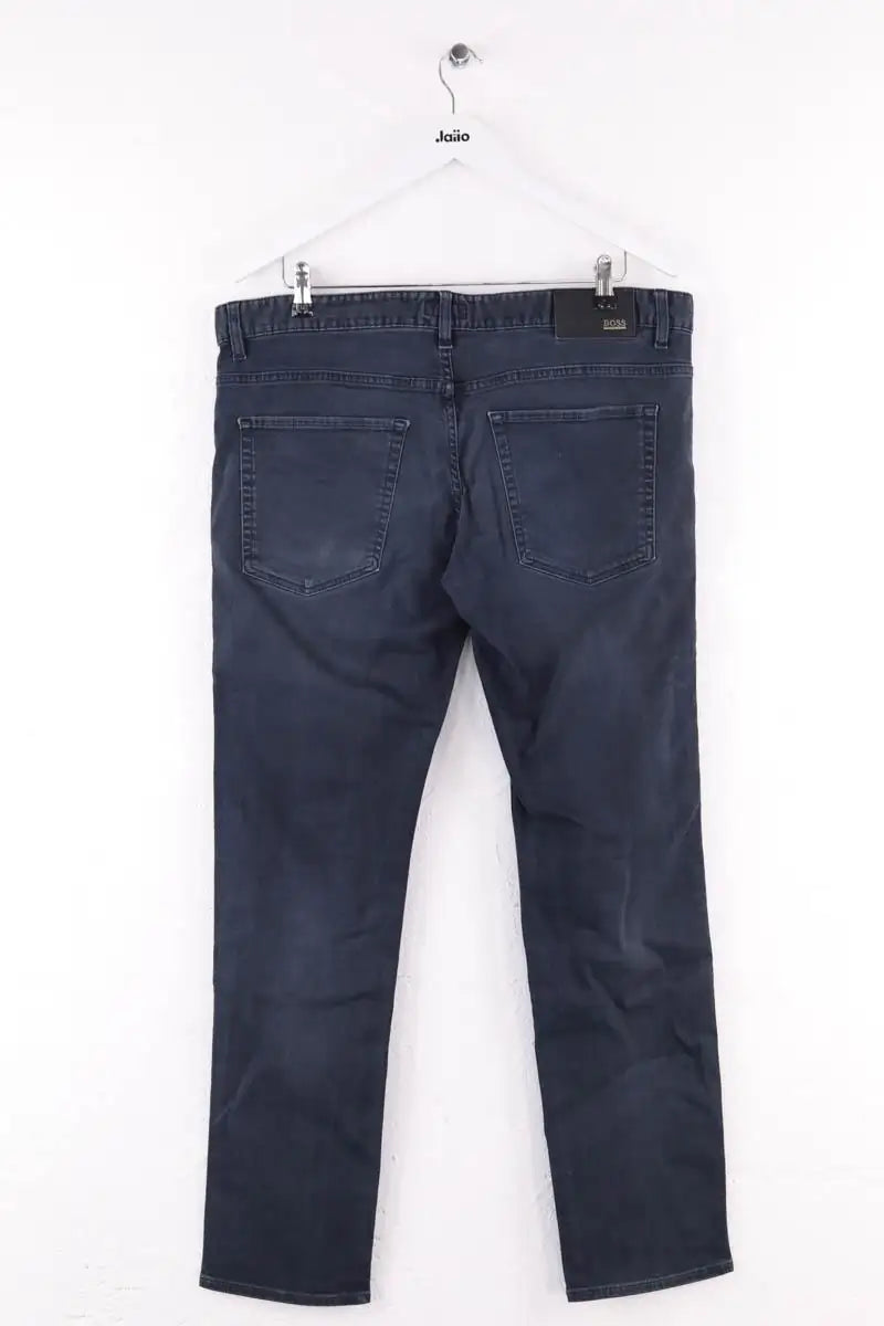 Jean droit Hugo Boss Noir en Coton