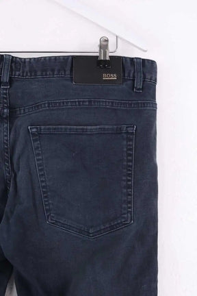 Jean droit Hugo Boss Noir en Coton