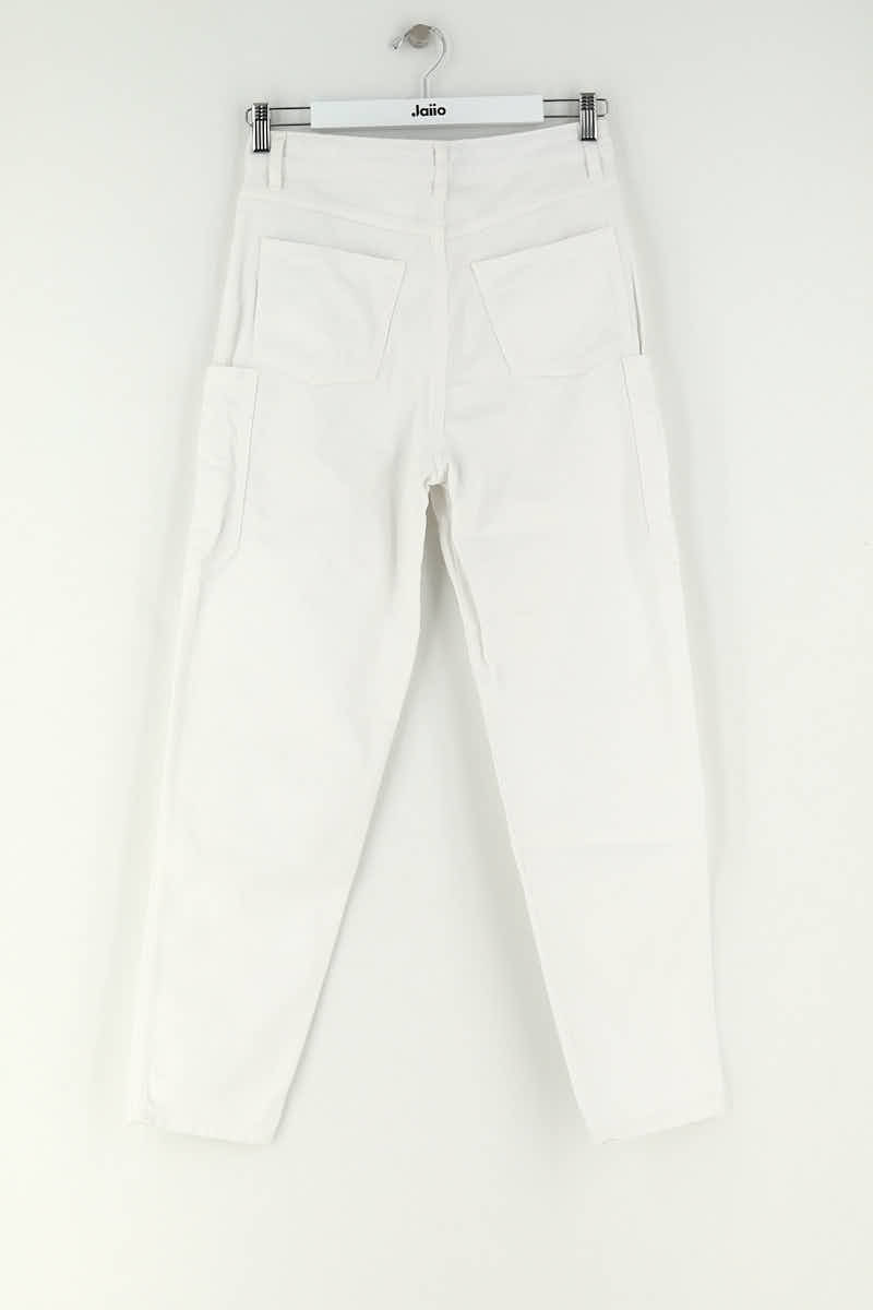 Jean droit Iro Blanc en Coton