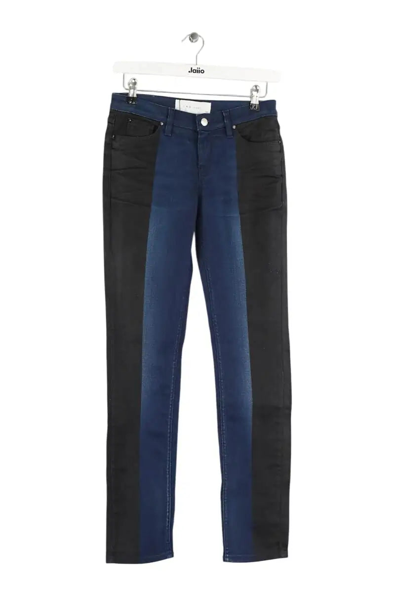 Jean droit Iro Bleu en Coton, taille XS - Seconde Main