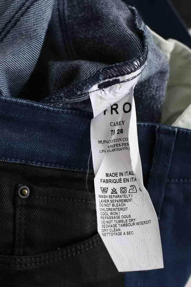 Jean droit Iro Bleu en Coton