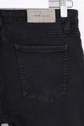 Jean droit Iro Noir en Coton