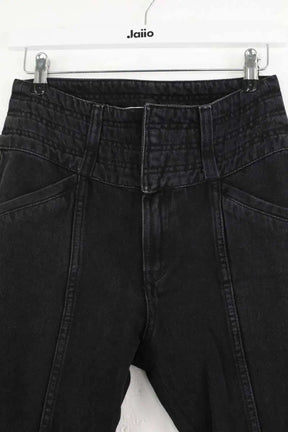 Jean droit Iro Noir en Polyester