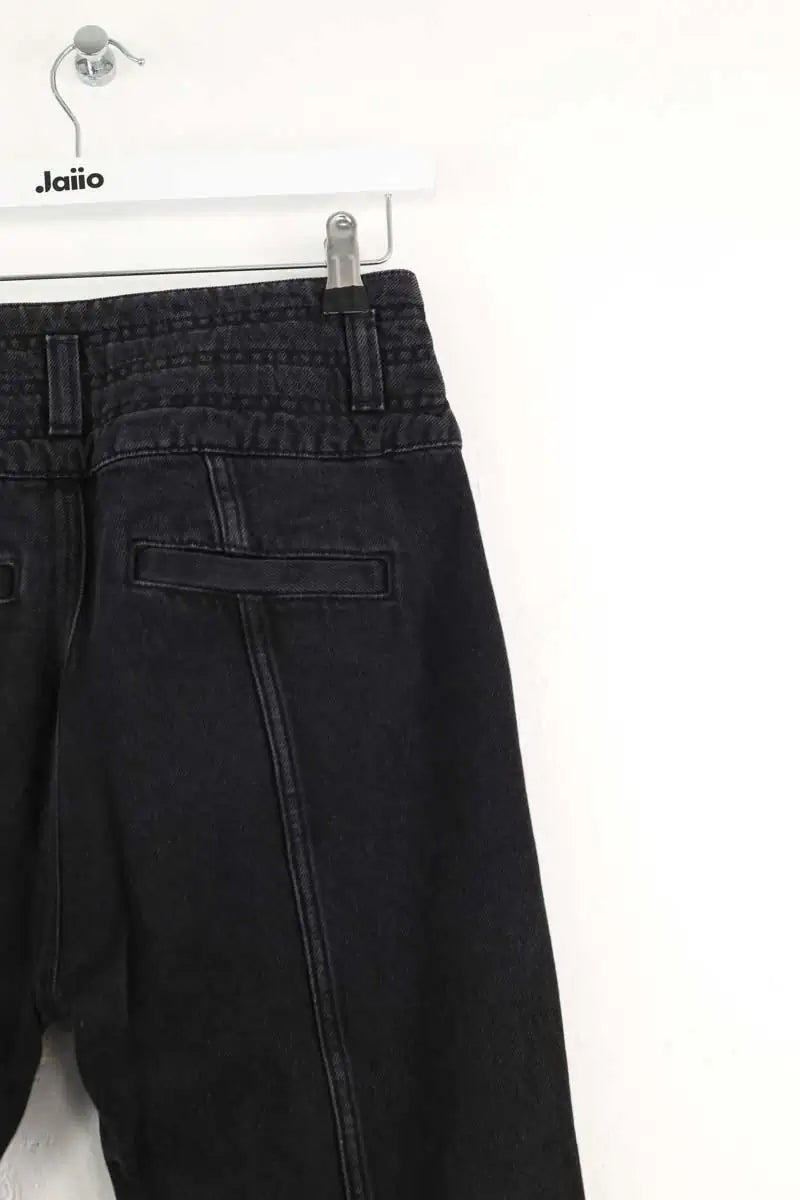 Jean droit Iro Noir en Polyester