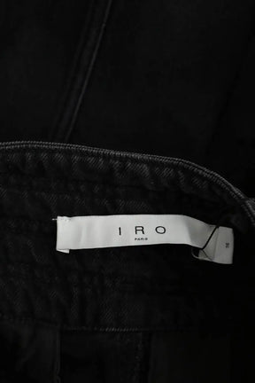 Jean droit Iro Noir en Polyester