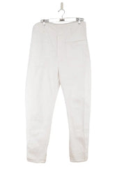 Jean droit Isabel Marant Blanc en Coton, taille M - Seconde Main