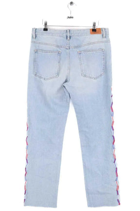 Jean droit Isabel Marant Bleu en Coton