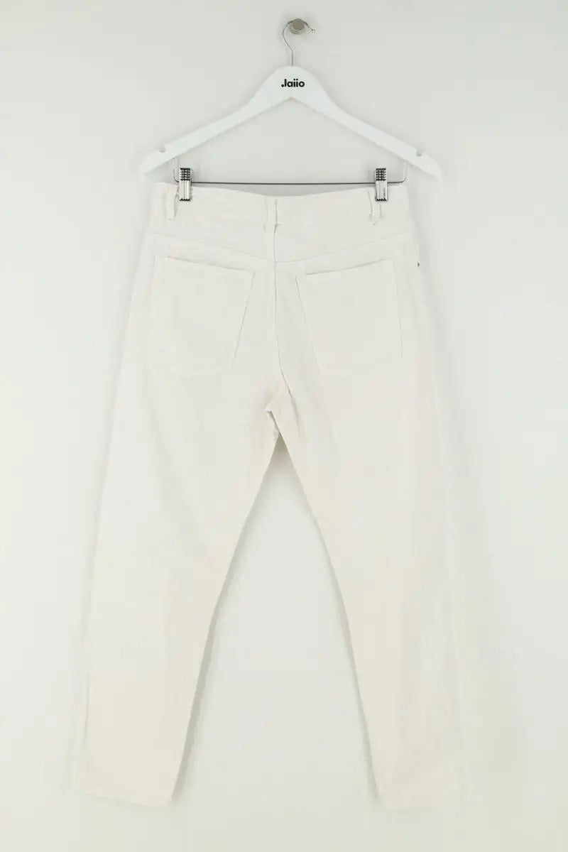 Jean droit Isabel Marant Étoile Blanc en Coton