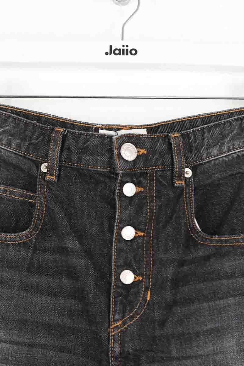 Jean droit Isabel Marant Étoile Marine en Coton