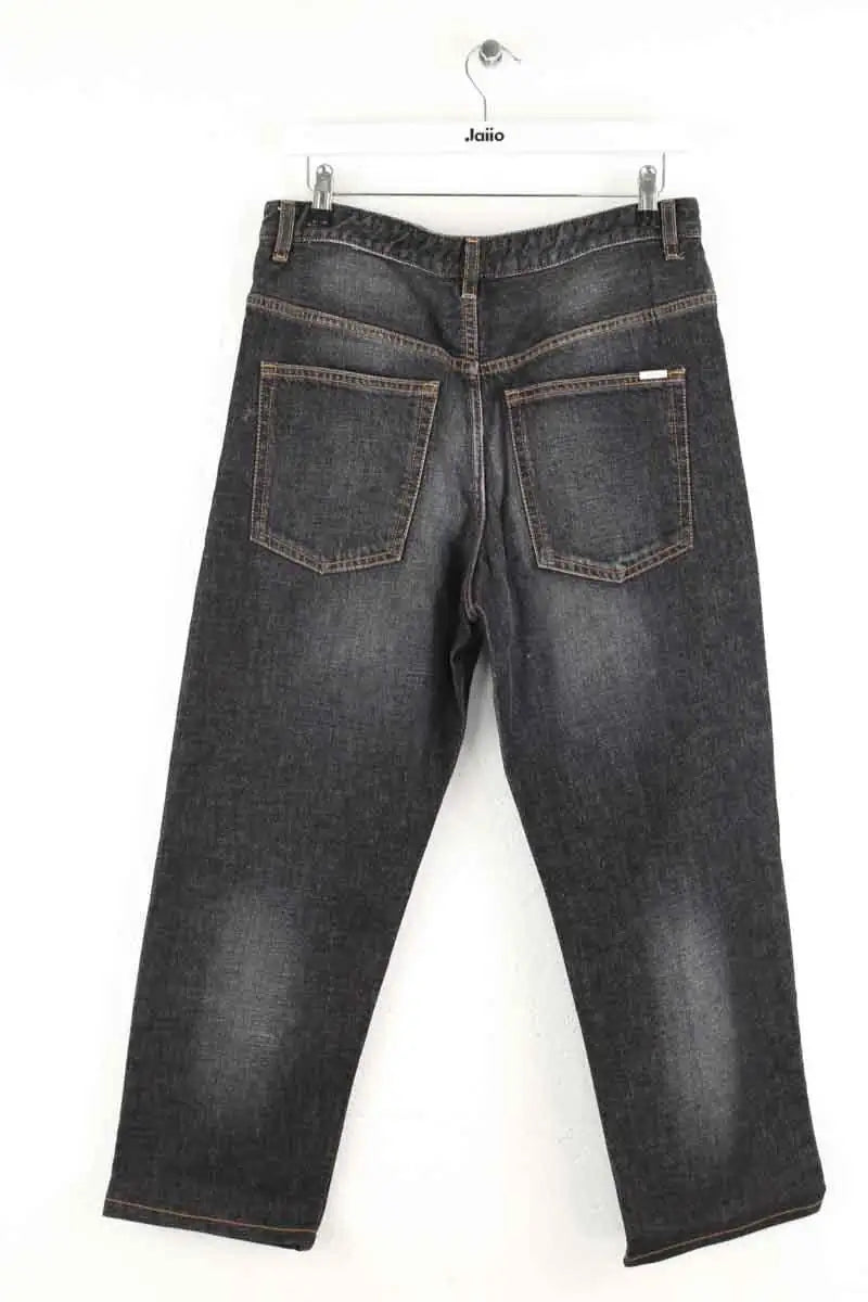 Jean droit Isabel Marant Étoile Marine en Coton