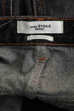 Jean droit Isabel Marant Étoile Marine en Coton