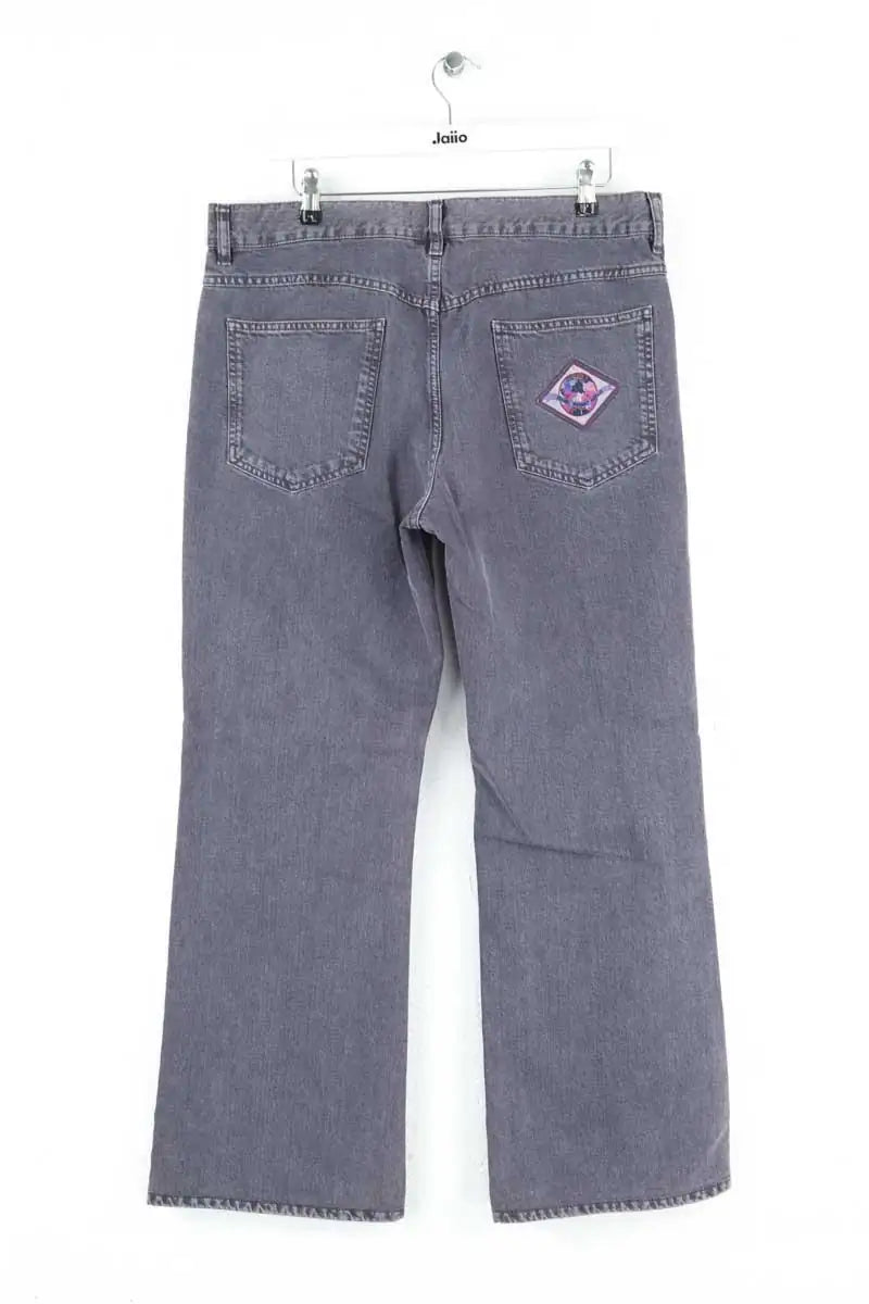 Jean droit Isabel Marant Gris en Coton