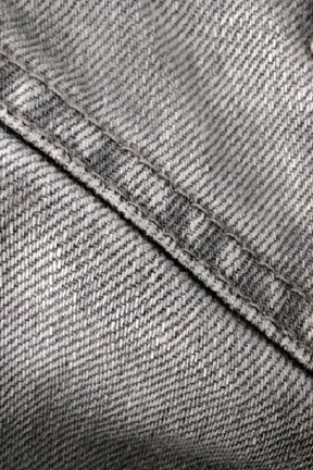 Jean droit Isabel Marant Gris en Coton