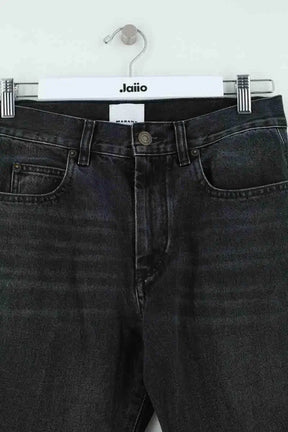 Jean droit Isabel Marant Noir en Coton