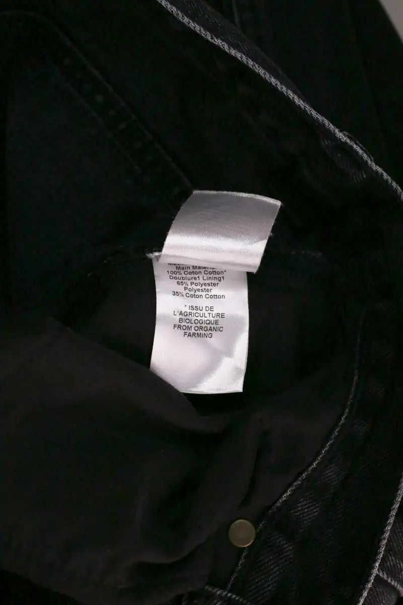 Jean droit Isabel Marant Noir en Coton