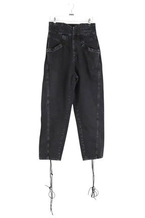 Jean droit Isabel Marant Nubaia Trousers Noir en Coton, taille S - Seconde Main