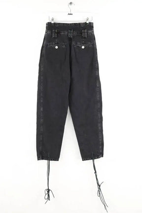 Jean droit Isabel Marant Nubaia Trousers Noir en Coton