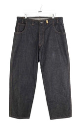 Jean droit Jean Paul Gaultier Noir en Coton, taille L - Seconde Main
