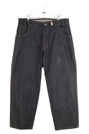 Jean droit Jean Paul Gaultier Noir en Coton, taille L - Seconde Main
