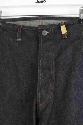 Jean droit Jean Paul Gaultier Noir en Coton