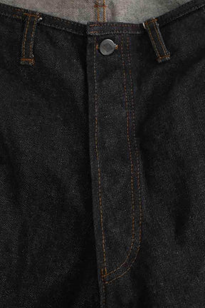 Jean droit Jean Paul Gaultier Noir en Coton