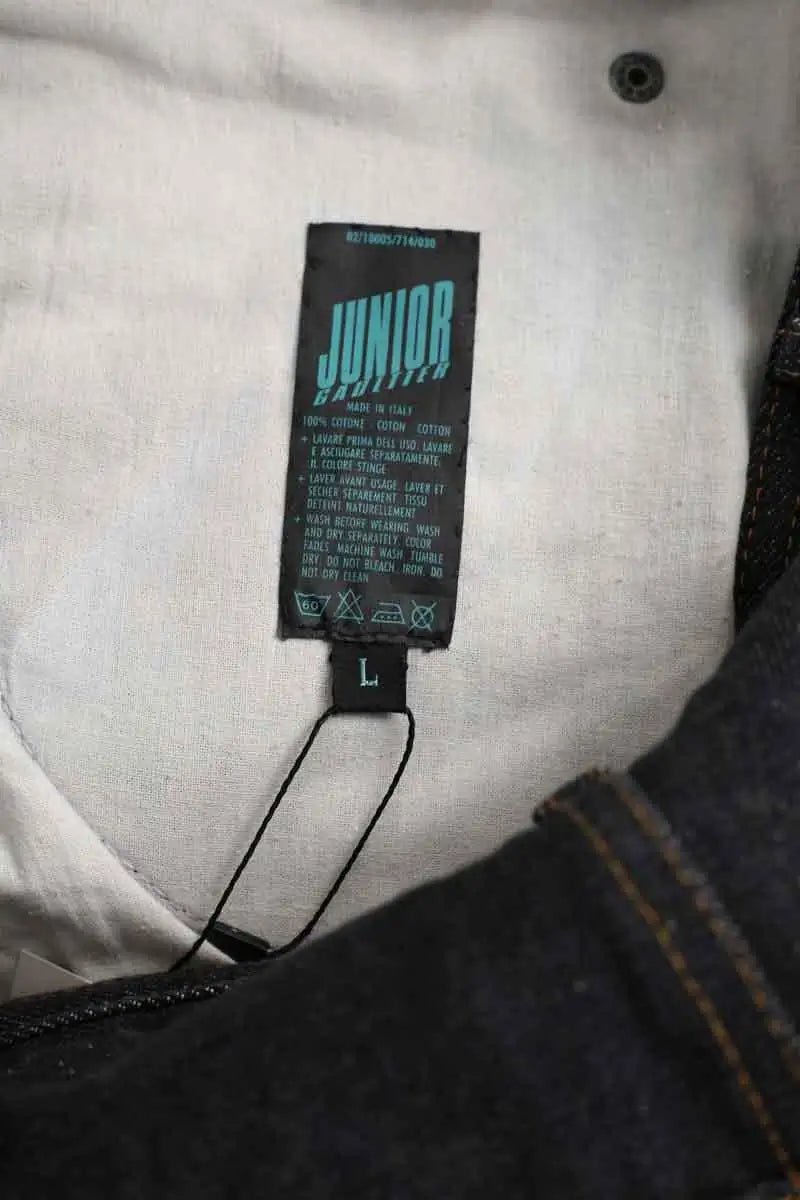 Jean droit Jean Paul Gaultier Noir en Coton