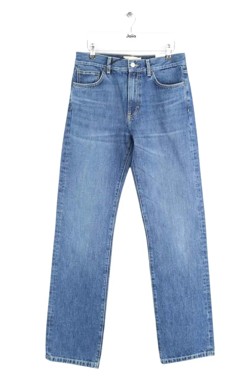 Jean droit Jeanerica Tom mid blue wash Bleu en Coton, taille L - Seconde Main