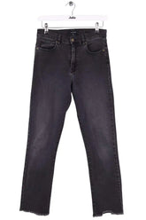 Jean droit Jeanne Vouland Noir en Coton, taille S - Seconde Main