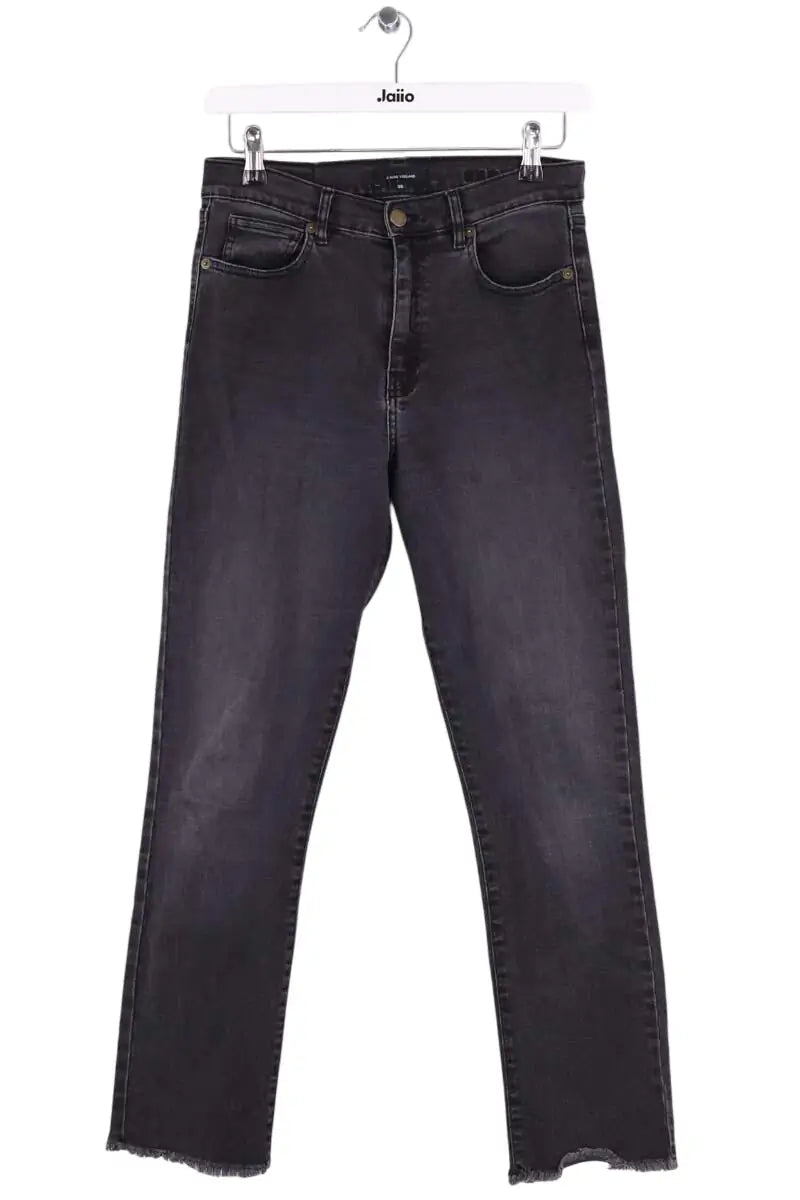 Jean droit Jeanne Vouland Noir en Coton, taille S - Seconde Main
