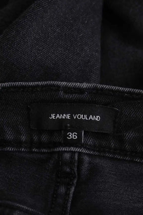 Jean droit Jeanne Vouland Noir en Coton