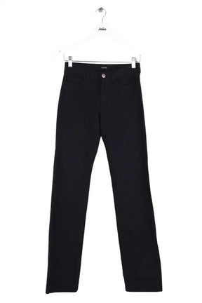 Jean droit Joseph Noir en Coton, taille XS - Seconde Main