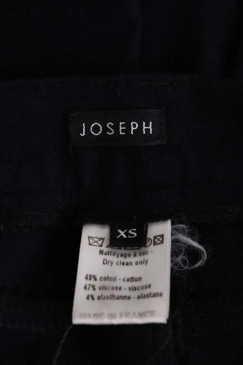 Jean droit Joseph Noir en Coton