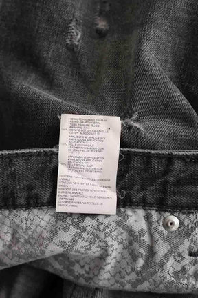 Jean droit Just Cavalli Gris en Coton