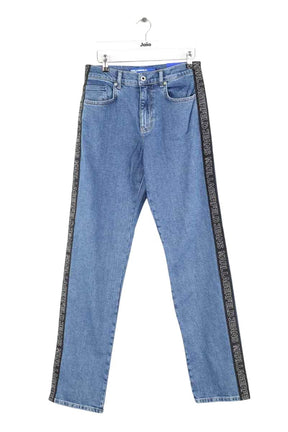 Jean droit Karl Lagerfeld Bleu en Coton - élasthanne, taille L - Seconde Main