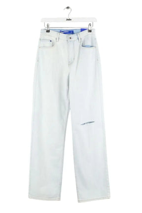 Jean droit Karl Lagerfeld Bleu en Coton, taille M - Seconde Main