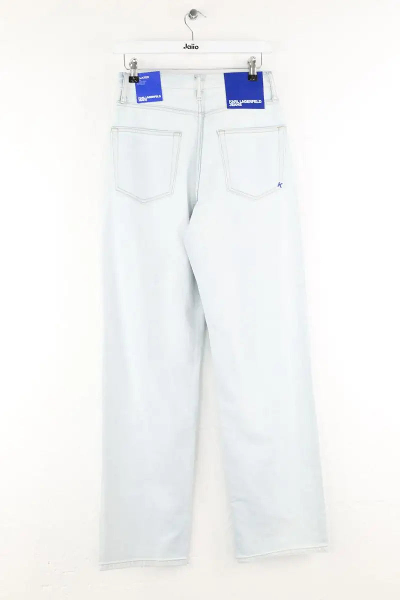 Jean droit Karl Lagerfeld Bleu en Coton