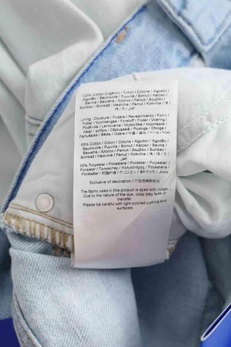 Jean droit Karl Lagerfeld Bleu en Coton