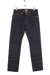 Jean droit Kenzo Bleu en Coton, taille M - Seconde Main