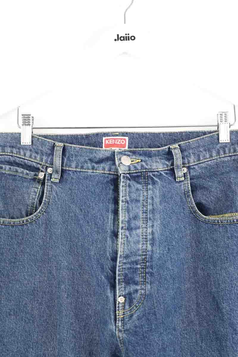 Jean droit Kenzo Bleu en Coton