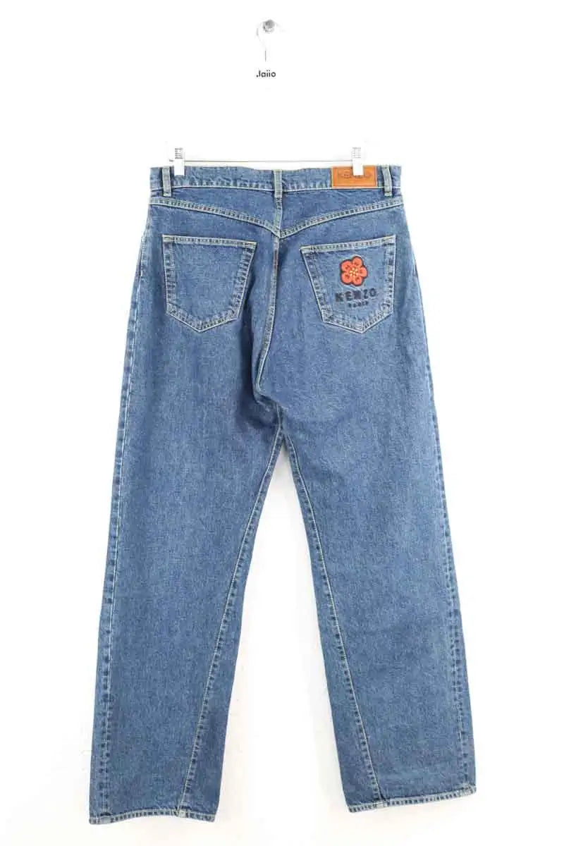 Jean droit Kenzo Bleu en Coton