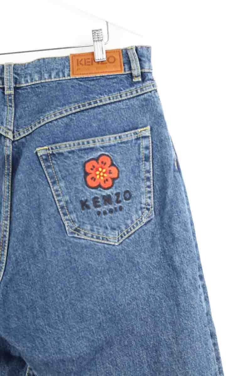 Jean droit Kenzo Bleu en Coton