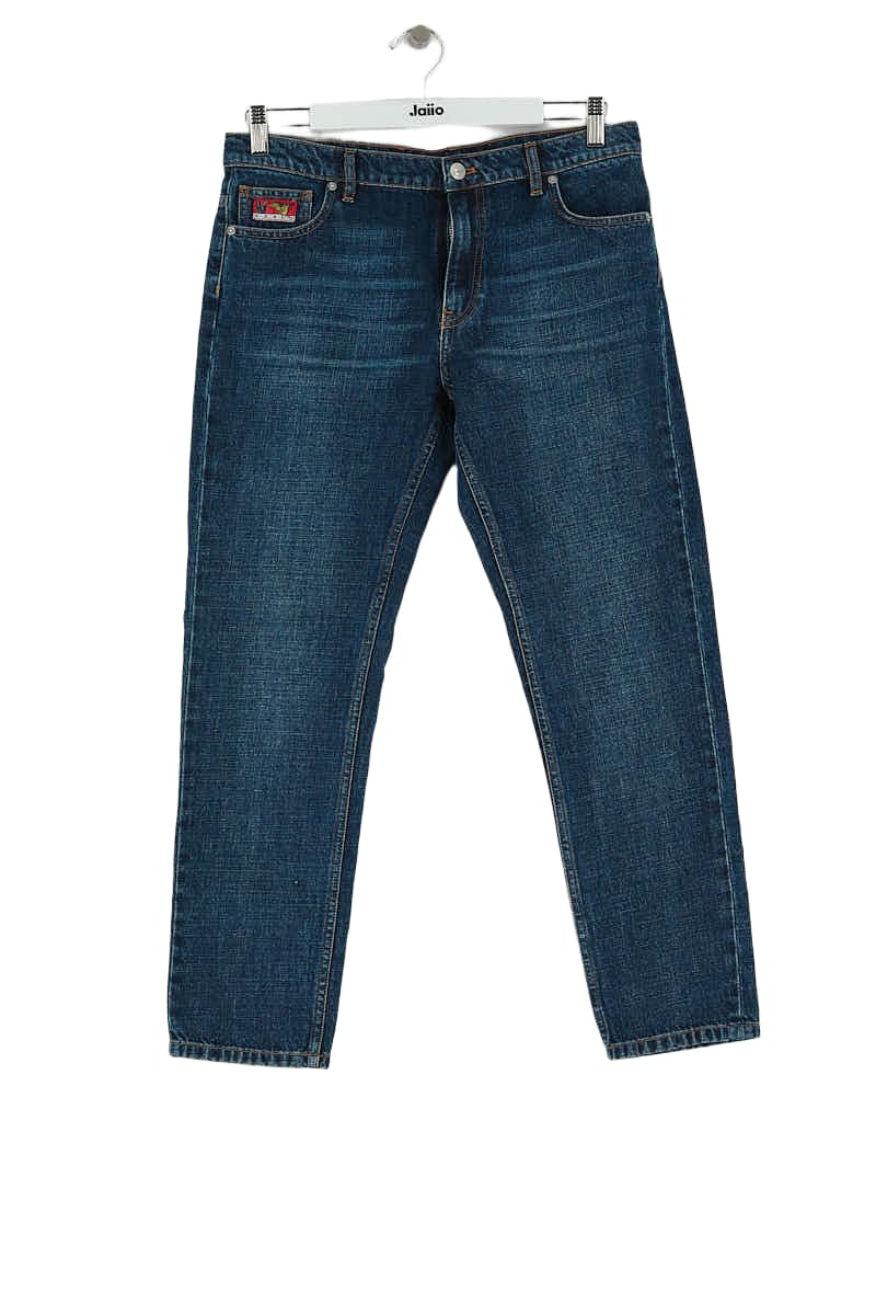 Jean droit Kenzo Bleu en Coton, taille M - Seconde Main