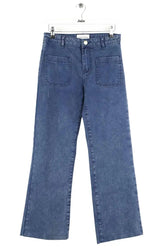 Jean droit La Petite Étoile Bleu en Coton, taille M - Seconde Main