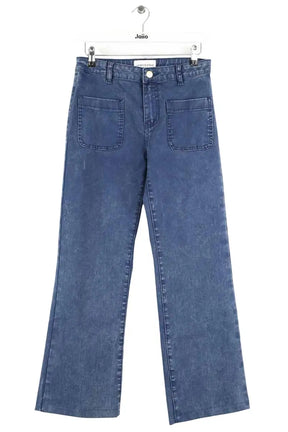 Jean droit La Petite Étoile Bleu en Coton, taille M - Seconde Main