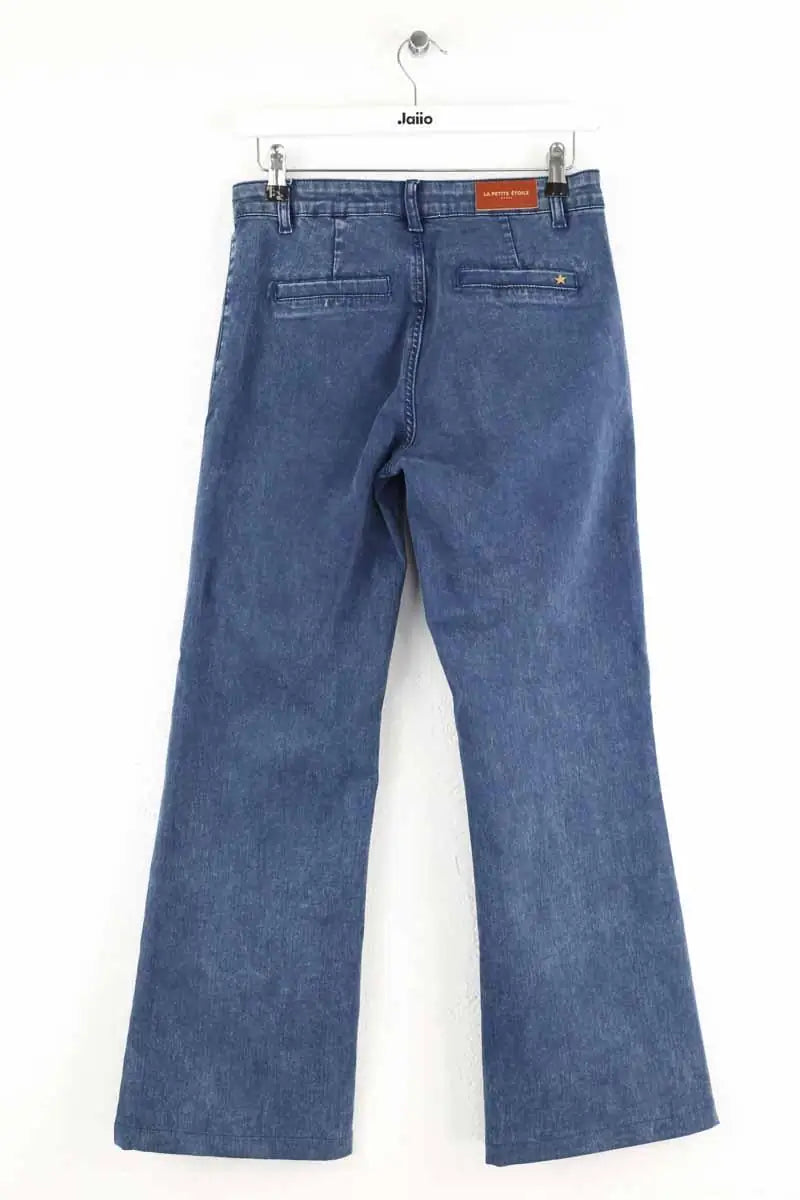 Jean droit La Petite Étoile Bleu en Coton