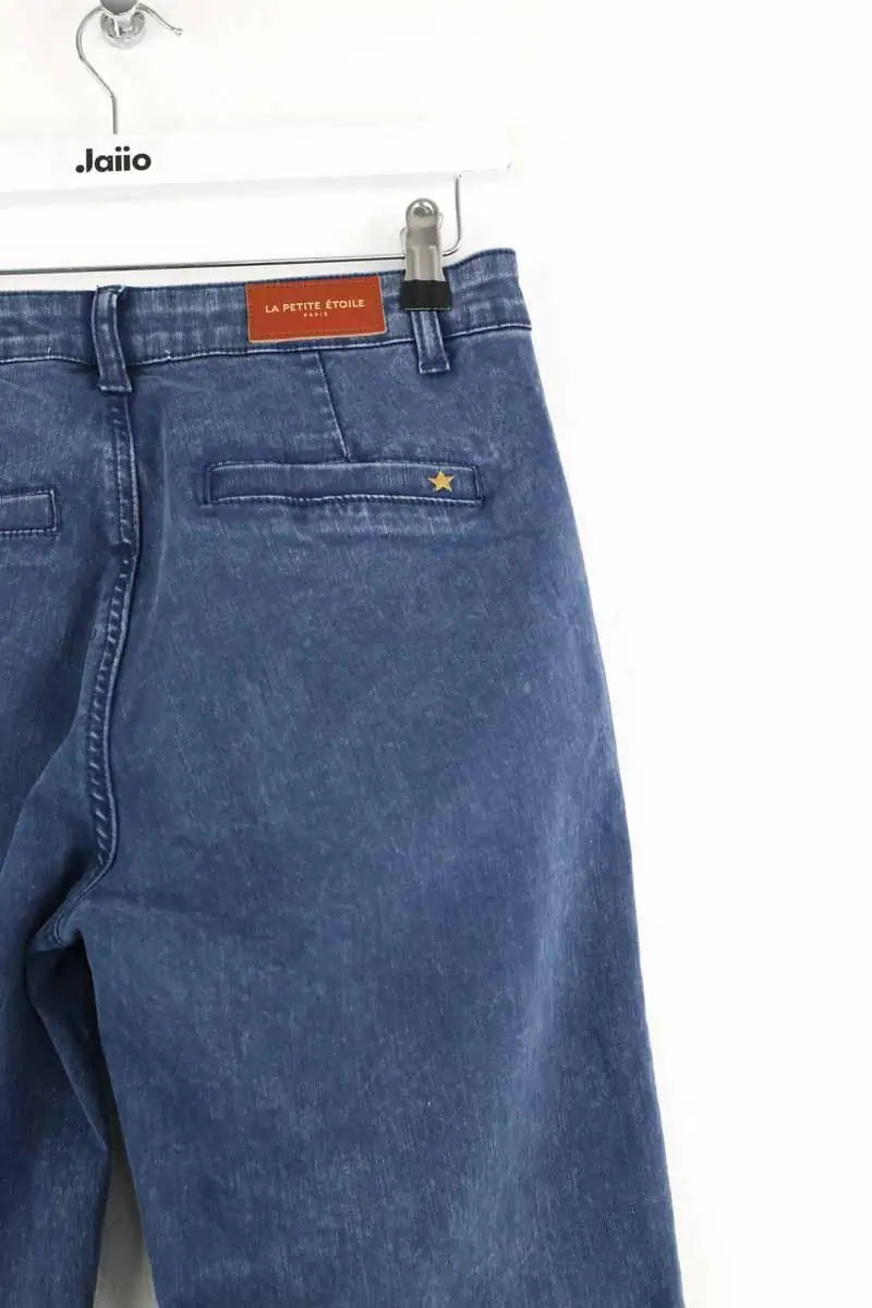 Jean droit La Petite Étoile Bleu en Coton