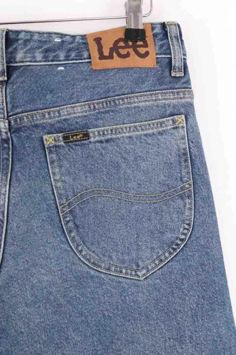 Jean droit Lee Bleu en Coton