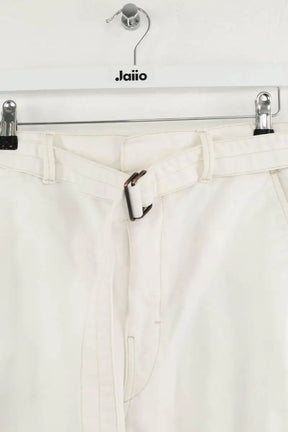 Jean droit Lemaire Blanc en Coton